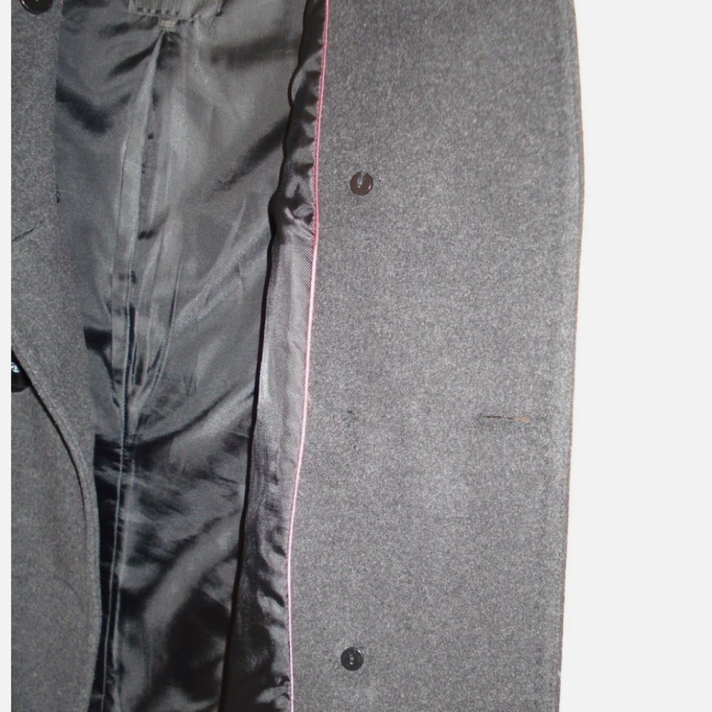 Aritzia T. Babaton Howell Wool Cashmere Double Breast High Collar Peacoat XXS - Picture 12 of 14
